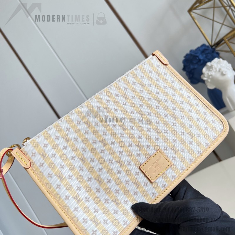  Louis Vuitton LV Stamp Neverfull MM M28457 mini Monogram canvas tote bag with LV Circle charm