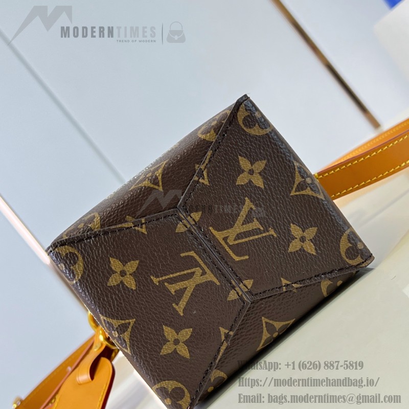 Louis Vuitton Milk M29326 Monogram canvas milk carton crossbody bag with removable leather strap