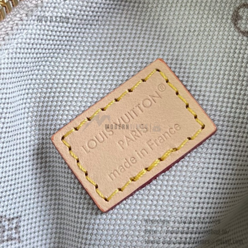  Louis Vuitton Nano Speedy M28502 Monogram Emblème jacquard canvas mini handbag with cowhide leather trim