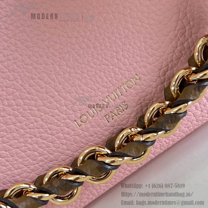 Louis Vuitton Multipass M2A063 2026 Pre-Fall cowhide leather handbag with Monogram canvas and braided chain
