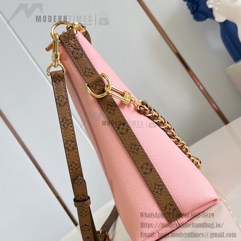 Louis Vuitton Multipass M2A063 2026 Pre-Fall cowhide leather handbag with Monogram canvas and braided chain
