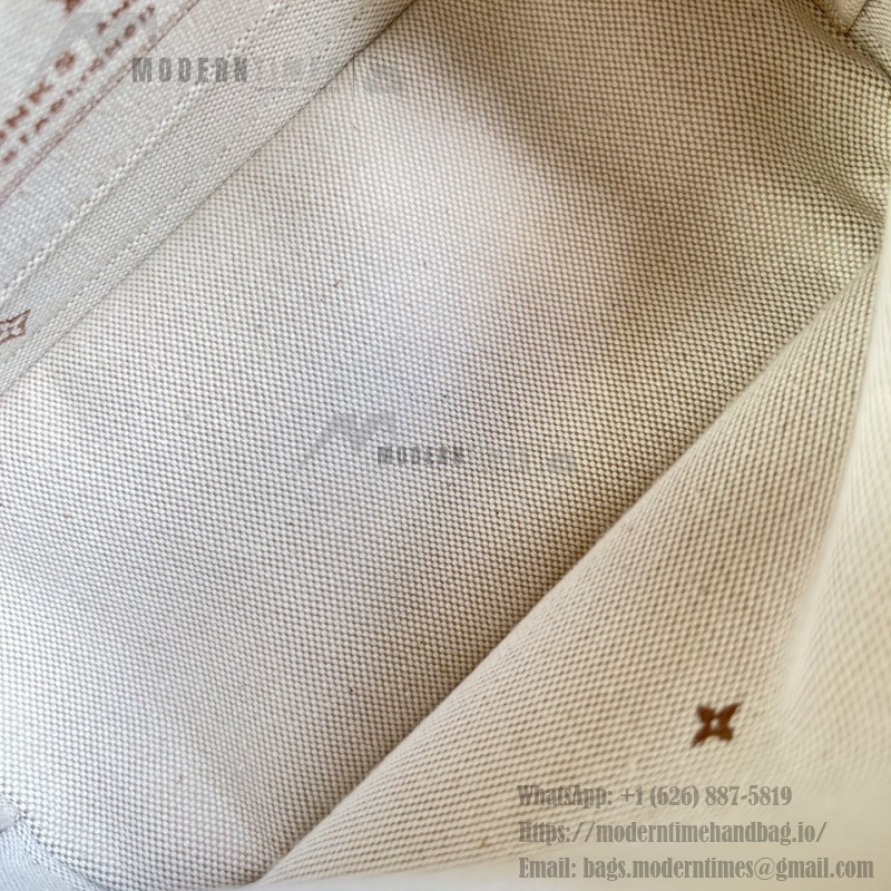 Louis Vuitton Alma BB M2A378 Monogram Emblème jacquard canvas handbag with VVN leather trim and padlock