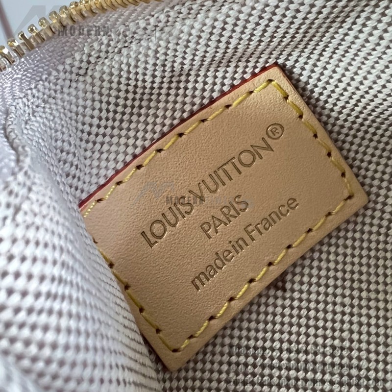 Louis Vuitton All In BB M2A377 Monogram Emblème jacquard canvas handbag with cowhide leather trim and padlock