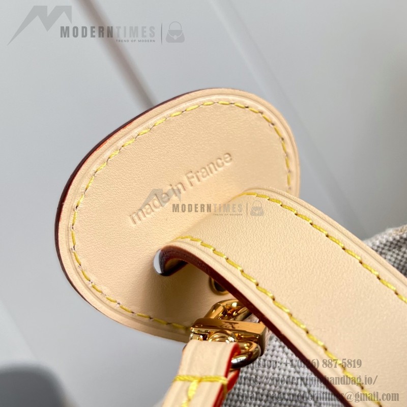 Louis Vuitton All In BB M2A377 Monogram Emblème jacquard canvas handbag with cowhide leather trim and padlock
