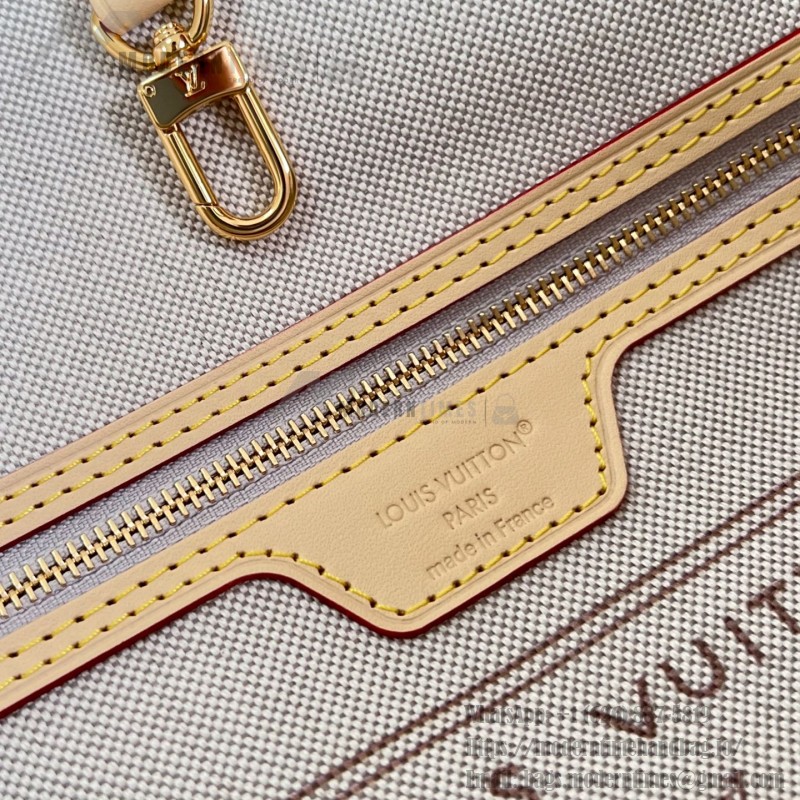  Louis Vuitton Neverfull MM M2A381 Monogram Emblème jacquard canvas tote bag with cowhide leather trim