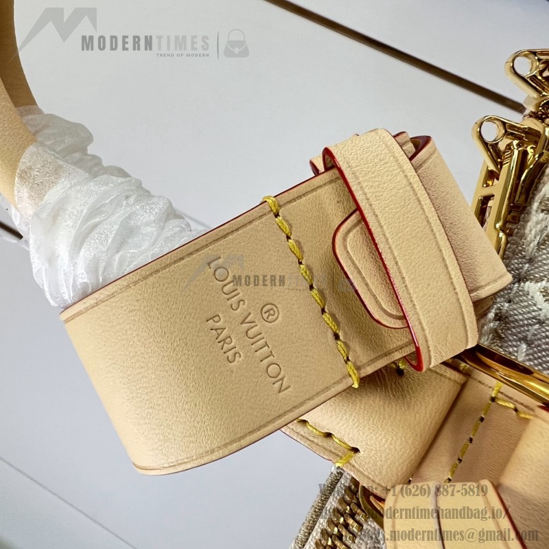Louis Vuitton Keepall Bandoulière 45 M29670 Monogram Emblème linen cotton canvas travel bag
