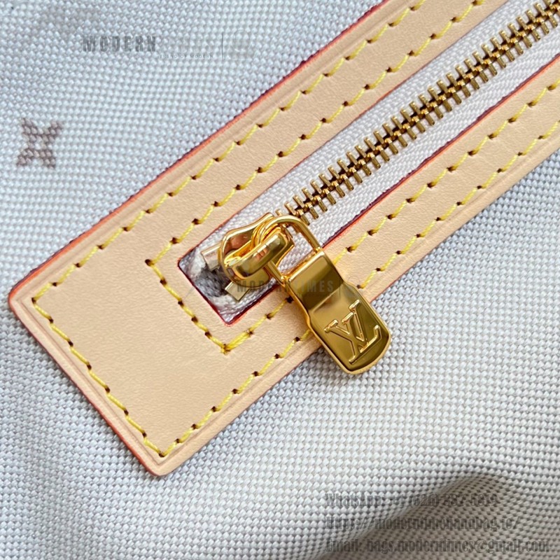 Louis Vuitton Keepall Bandoulière 45 M29670 Monogram Emblème linen cotton canvas travel bag