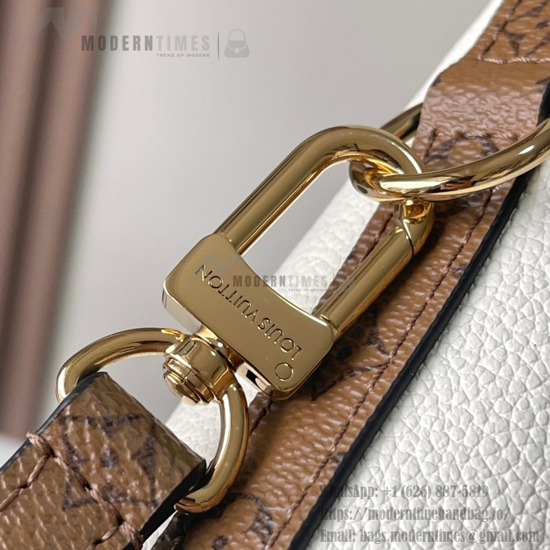 Louis Vuitton Multipass M29094 white premium handbag with A-grade steel hardware