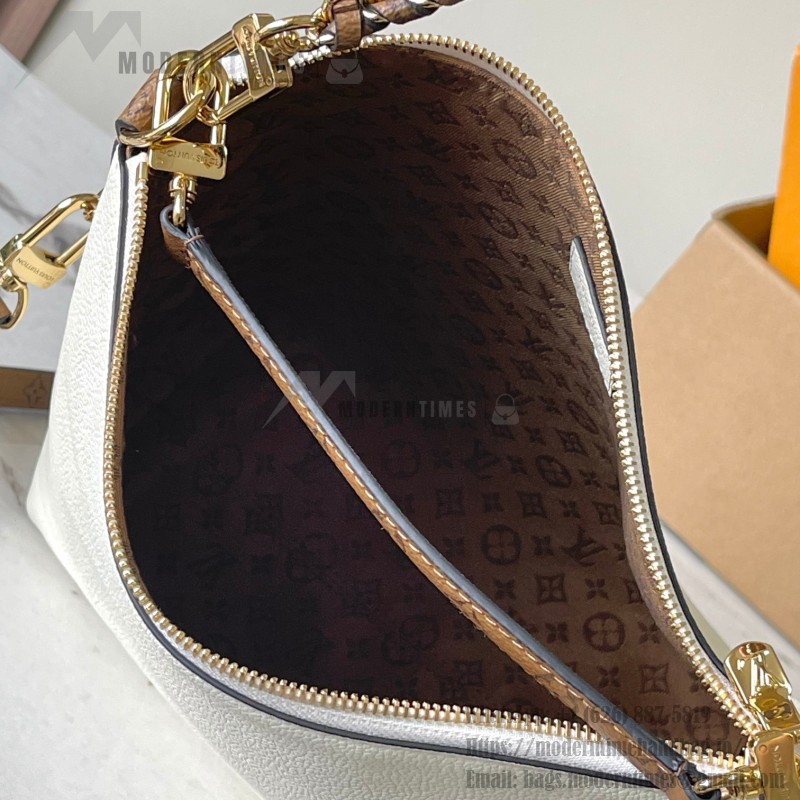 Louis Vuitton Multipass M29094 white premium handbag with A-grade steel hardware