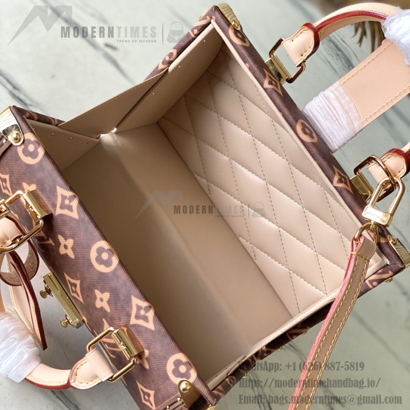 Louis Vuitton Speedy Trunk 20 M29470 Monogram travel sticker replica handbag