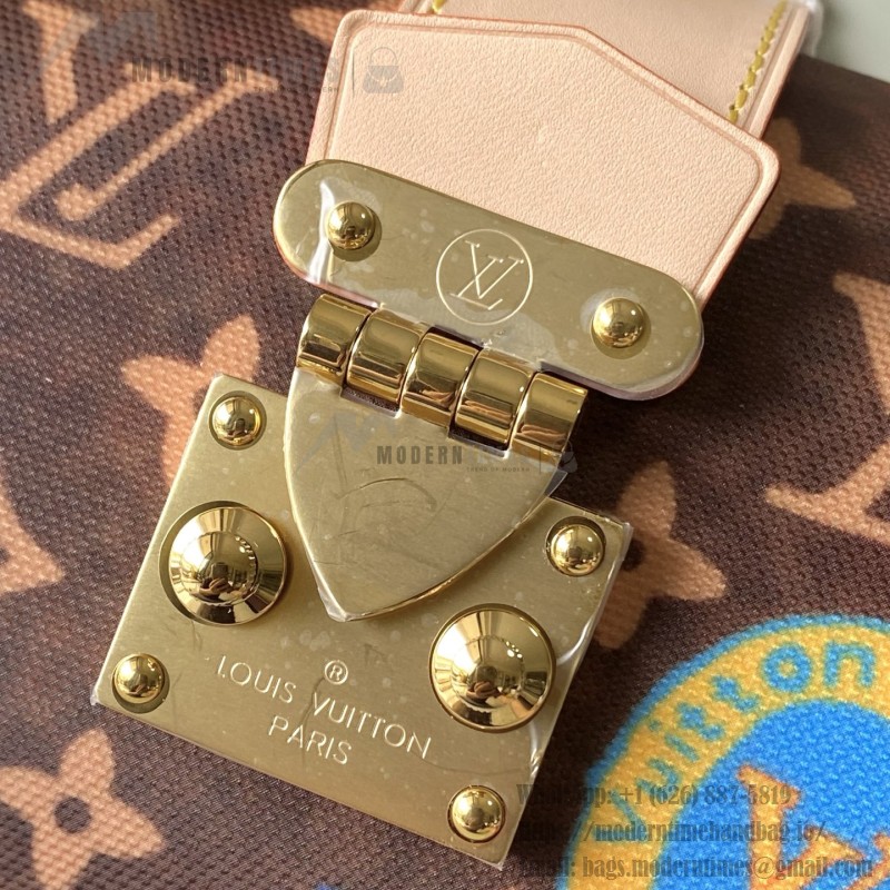 Louis Vuitton Speedy Trunk 20 M29470 Monogram travel sticker replica handbag