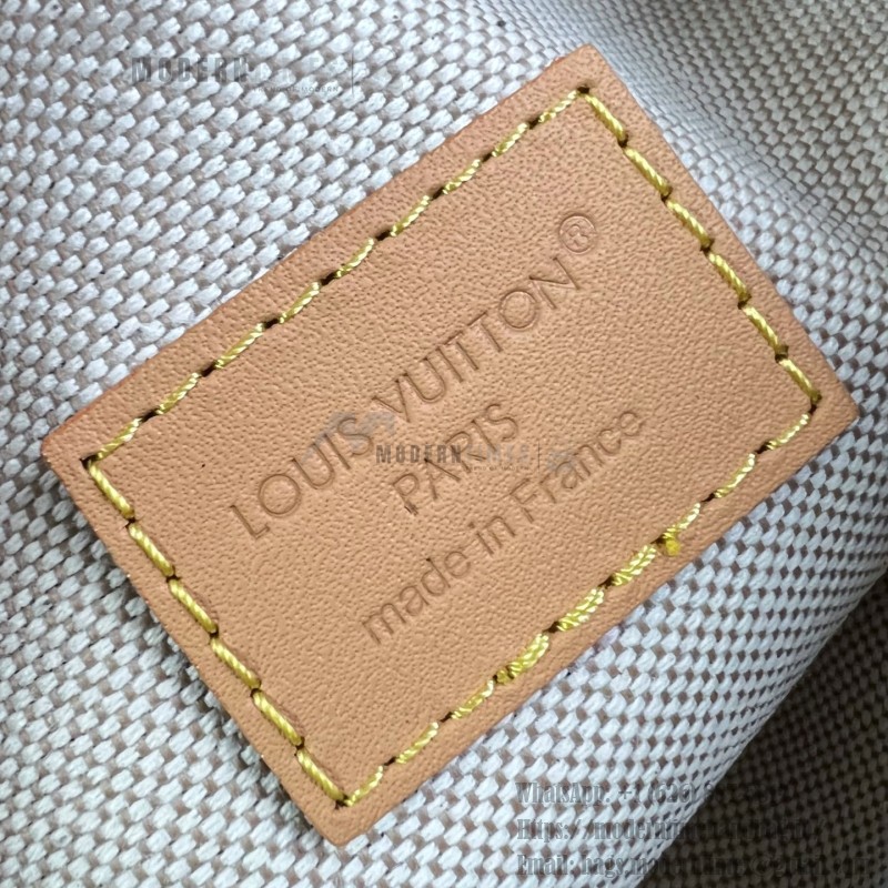Louis Vuitton Rush M27640 Monogram floral denim belt bag with embroidered details and adjustable strap