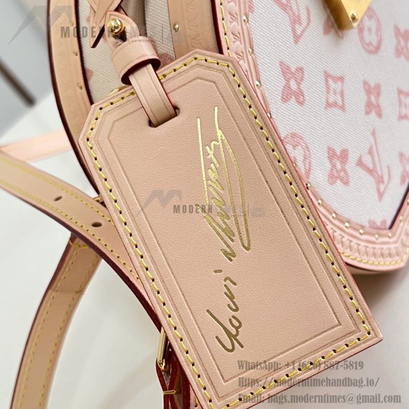  Louis Vuitton Boîte Chapeau PM M27961 Monogram Origine canvas bag with natural cowhide leather trim