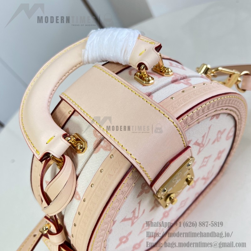  Louis Vuitton Boîte Chapeau PM M27961 Monogram Origine canvas bag with natural cowhide leather trim