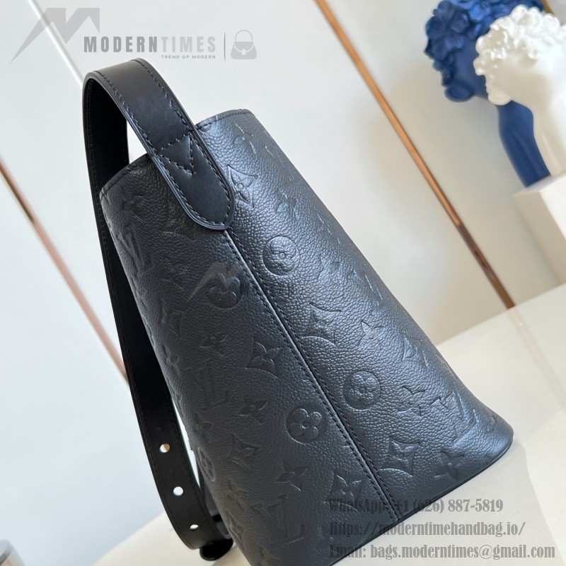 Louis Vuitton All In MM M29090 Monogram Empreinte leather bucket bag with polished clasp and name tag