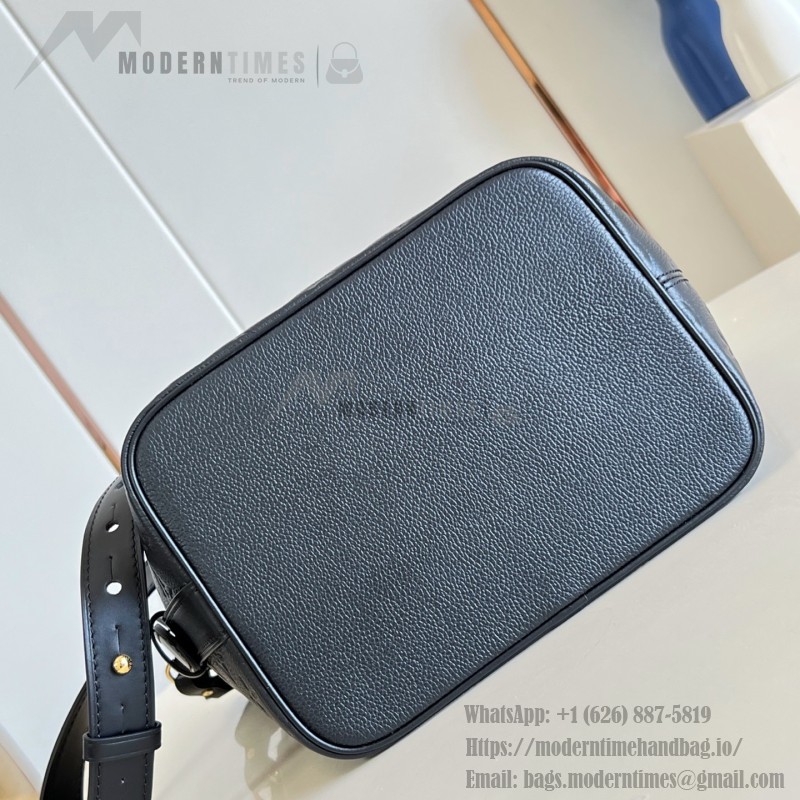 Louis Vuitton All In MM M29090 Monogram Empreinte leather bucket bag with polished clasp and name tag
