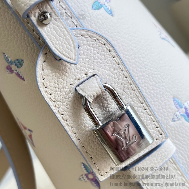  Louis Vuitton All In BB M29835 Link Quartz Monogram Empreinte leather bag with gradient pattern and removable pouch