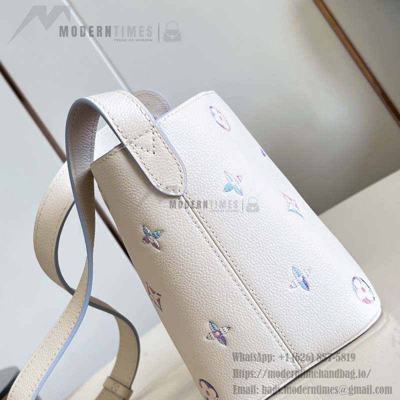  Louis Vuitton All In BB M29835 Link Quartz Monogram Empreinte leather bag with gradient pattern and removable pouch