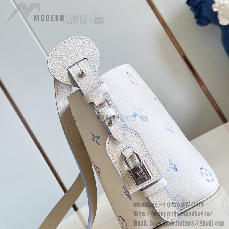  Louis Vuitton All In BB M29835 Link Quartz Monogram Empreinte leather bag with gradient pattern and removable pouch