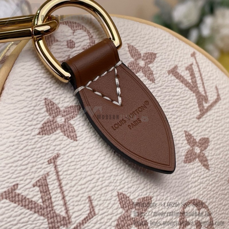 Louis Vuitton Speedy Bandoulière 25 M2A038 Monogram Dune bag with contrasting leather trim