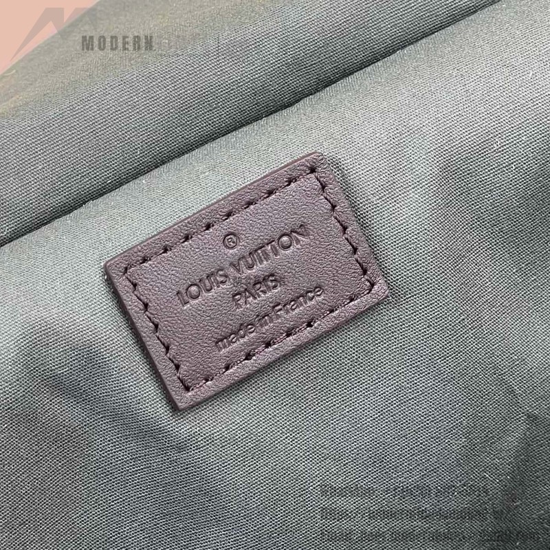Louis Vuitton-style Saumur Large Monogram canvas shoulder bag M42352 blue M42351 green and M42350 gray