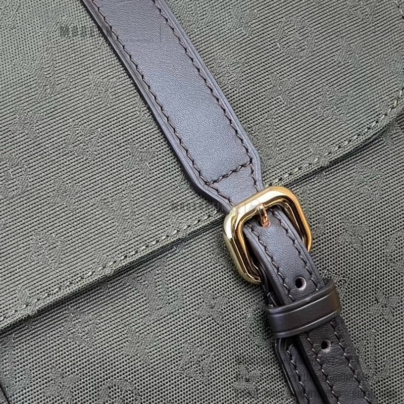 Louis Vuitton-style Saumur Large Monogram canvas shoulder bag M42352 blue M42351 green and M42350 gray