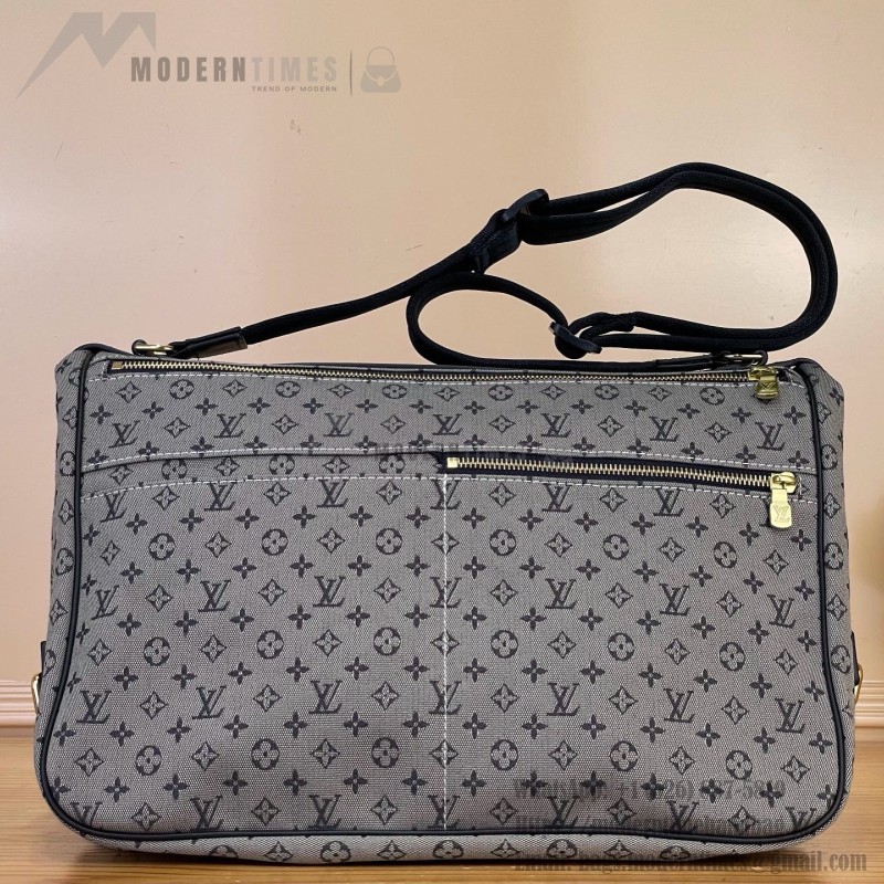 Louis Vuitton-style Saumur Large Monogram canvas shoulder bag M42352 blue M42351 green and M42350 gray