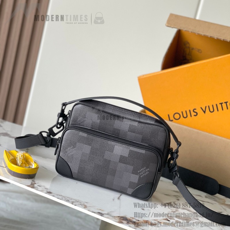 Louis Vuitton NIL Messenger Bag M14988 premium cowhide leather crossbody bag with metal hardware