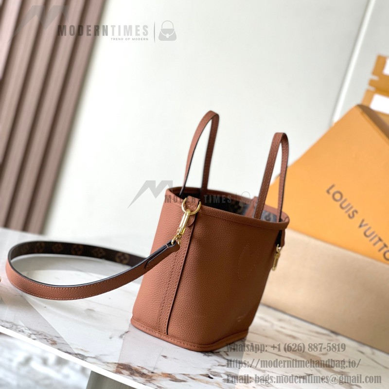  Louis Vuitton Neverfull Bandoulière Inside Out BB reversible handbag in White Green, Pink White, Brown and Rose Pink