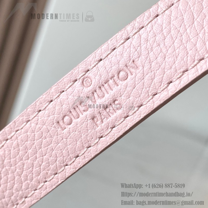  Louis Vuitton Neverfull Bandoulière Inside Out BB reversible handbag in White Green, Pink White, Brown and Rose Pink