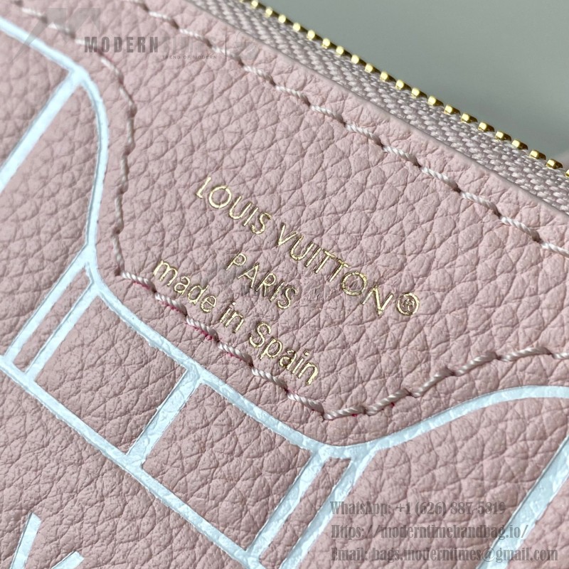  Louis Vuitton Neverfull Bandoulière Inside Out BB reversible handbag in White Green, Pink White, Brown and Rose Pink