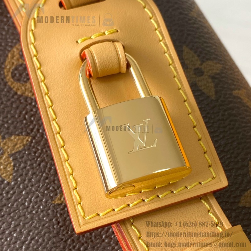 Louis Vuitton All In MM M29628 Monogram premium fabric handbag with metal hardware