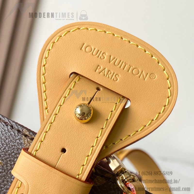 Louis Vuitton All In MM M29628 Monogram premium fabric handbag with metal hardware