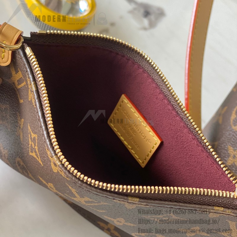 Louis Vuitton All In MM M29628 Monogram premium fabric handbag with metal hardware