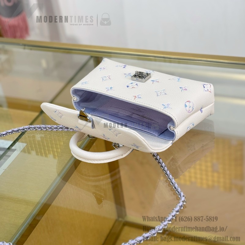 Louis Vuitton Nano Madeleine M2A374 premium fabric handbag with durable metal hardware
