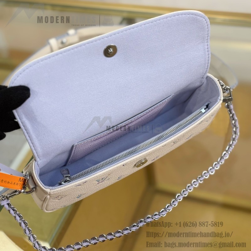Louis Vuitton Wallet on Chain Ivy M29770 premium fabric handbag with metal hardware