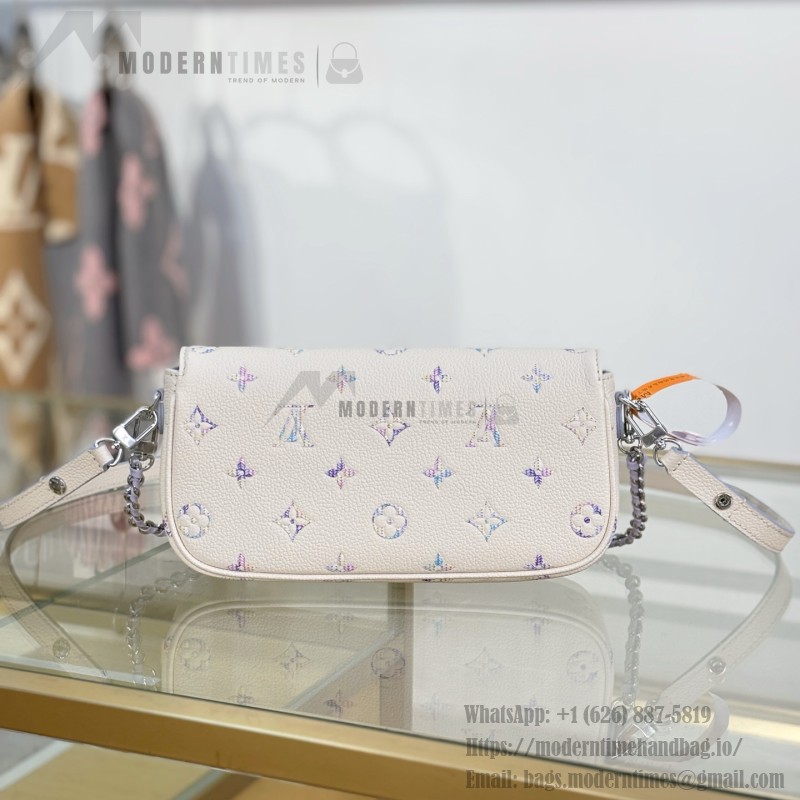 Louis Vuitton Wallet on Chain Ivy M29770 premium fabric handbag with metal hardware
