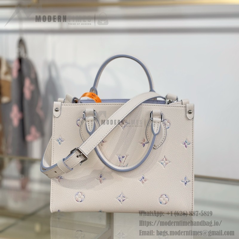 Louis Vuitton OnTheGo PM M29976 premium fabric small tote handbag with durable metal hardware