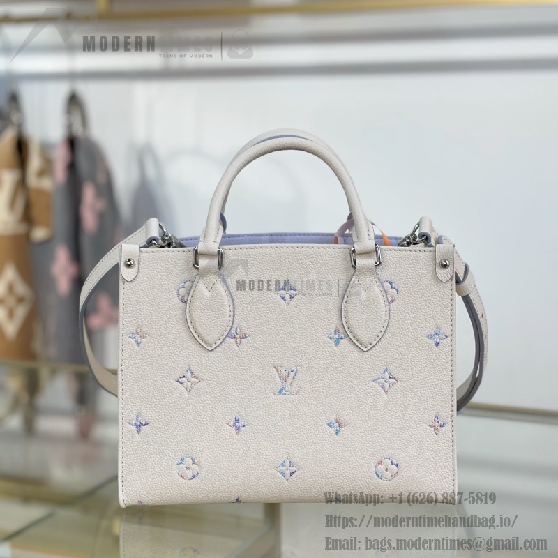 Louis Vuitton OnTheGo PM M29976 premium fabric small tote handbag with durable metal hardware