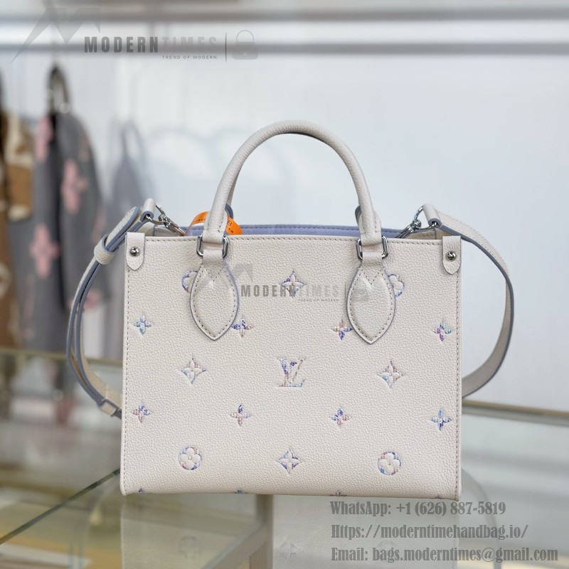 Louis Vuitton OnTheGo PM M29976 premium fabric small tote handbag with durable metal hardware