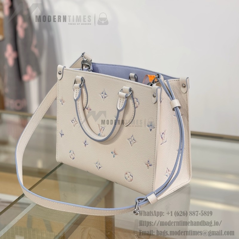 Louis Vuitton OnTheGo PM M29976 premium fabric small tote handbag with durable metal hardware