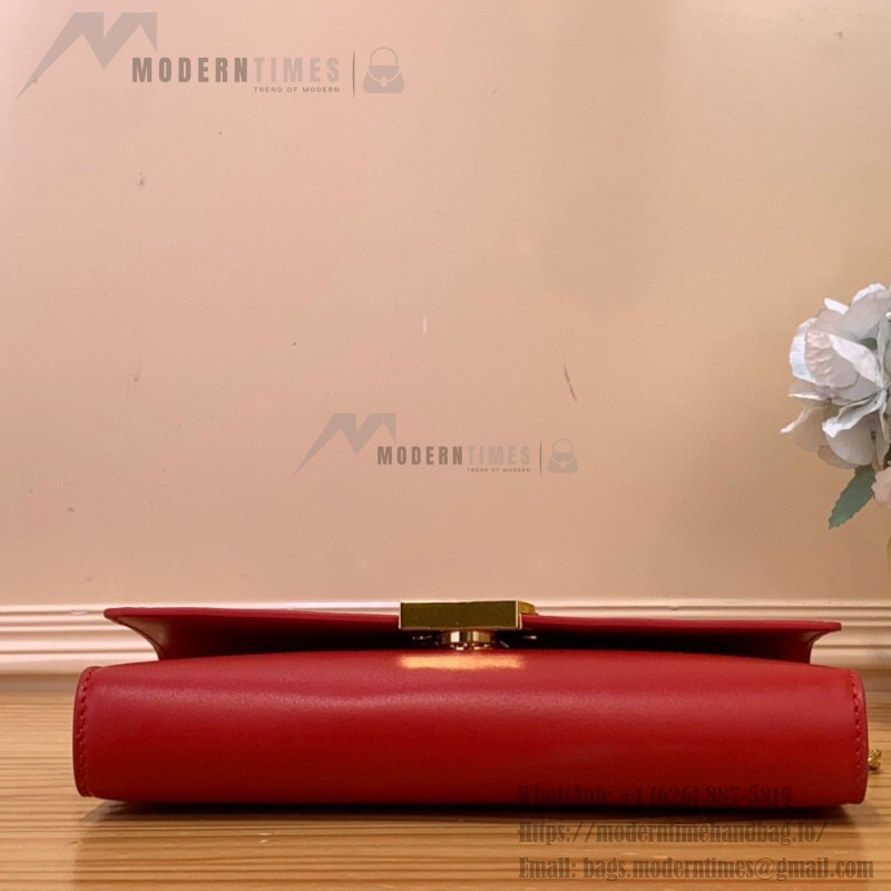 Wallet On Chain Capucines Red Bag M12405