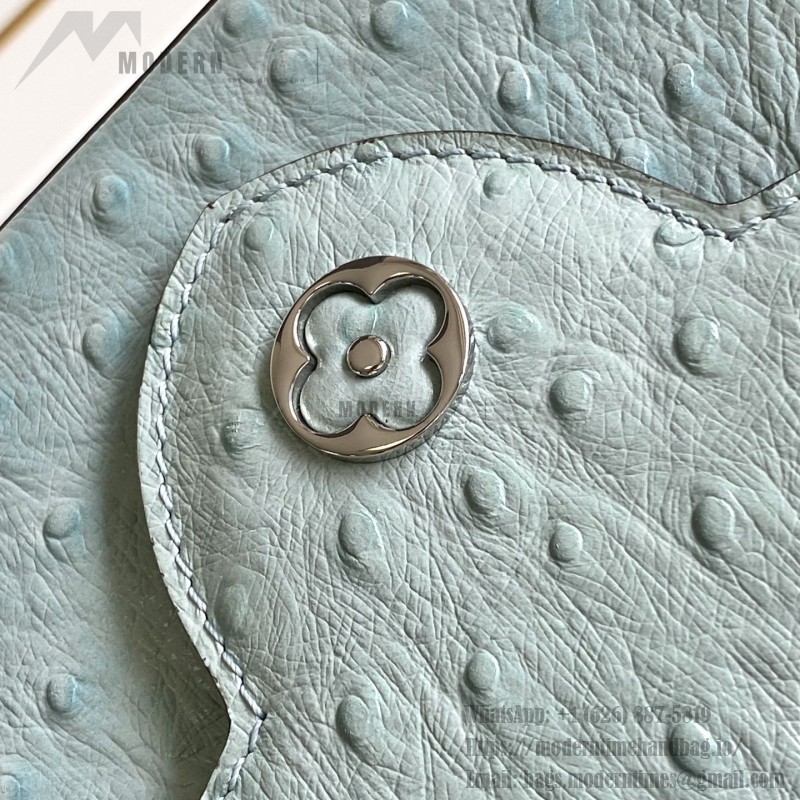 Louis Vuitton Capucines BB Light Blue Taurillon Leather Handbag M24713 M24714