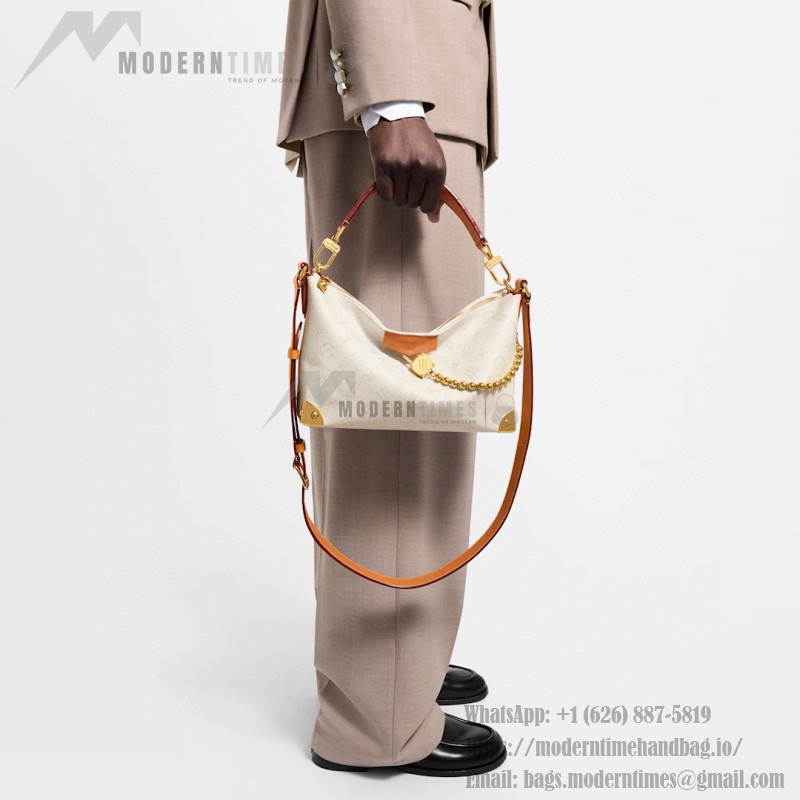 Louis Vuitton Bobo Trunk White Monogram Heritage Canvas Handbag M14661