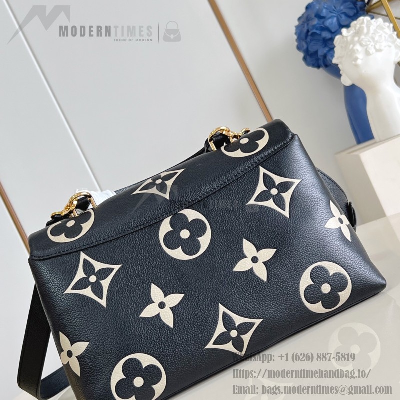 Louis Vuitton Madeleine MM Handbag M46041 Black Monogram Empreinte Replica