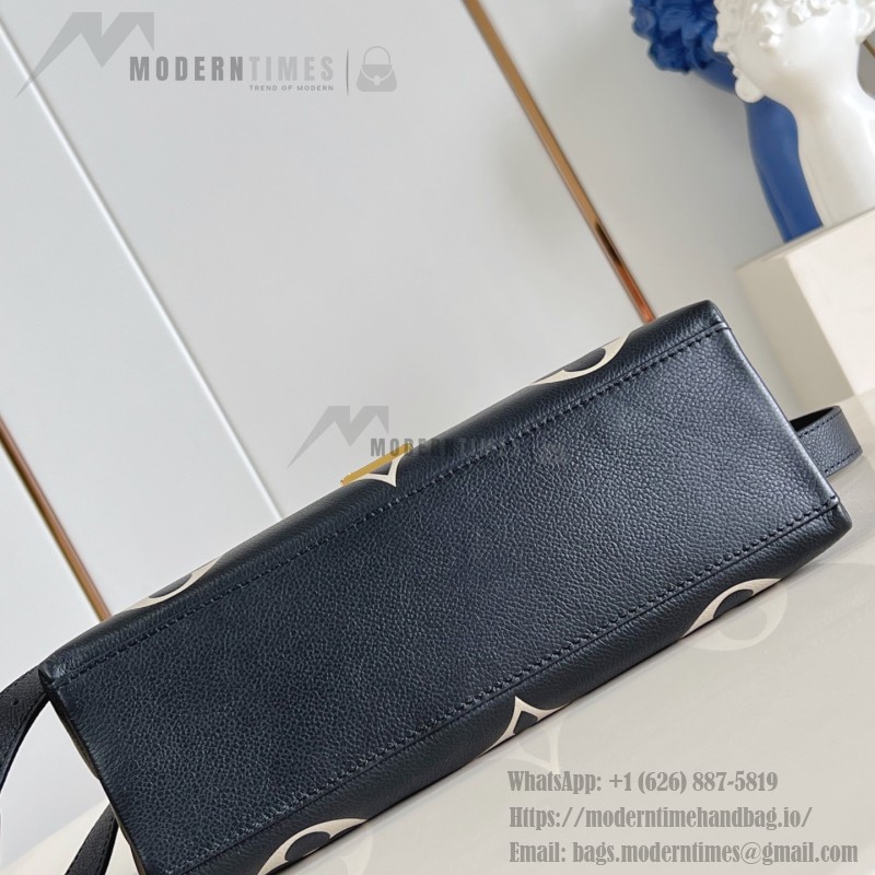 Louis Vuitton Madeleine MM Handbag M46041 Black Monogram Empreinte Replica