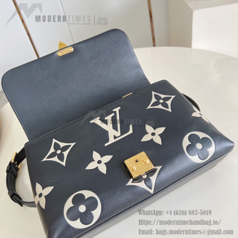 Louis Vuitton Madeleine MM Handbag M46041 Black Monogram Empreinte Replica