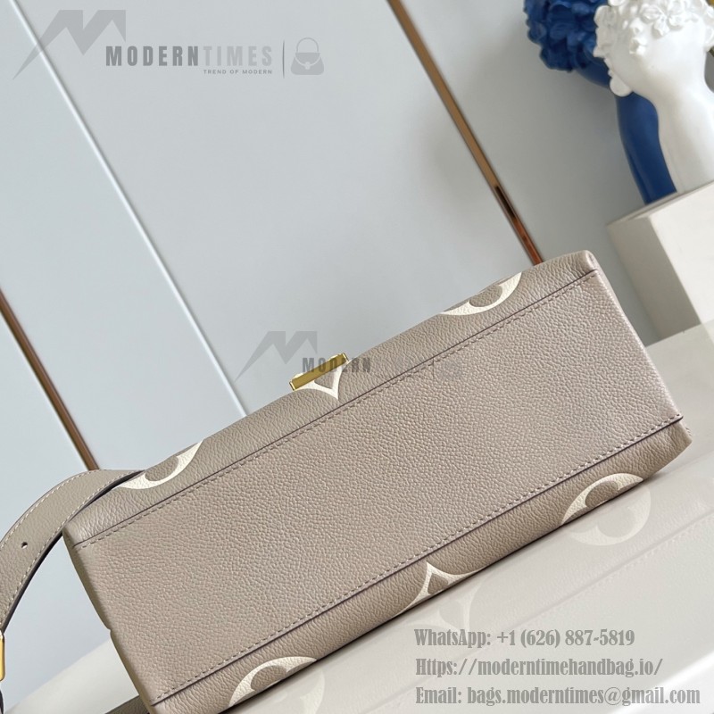 Louis Vuitton Madeleine MM Handbag M46041 Black Monogram Empreinte Replica