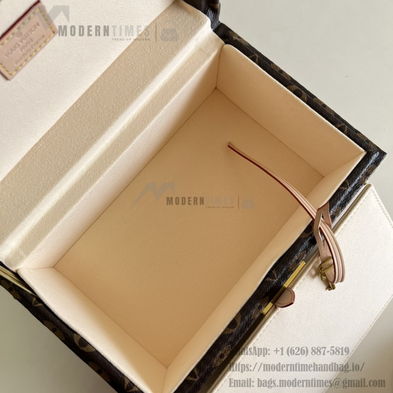 Louis Vuitton M20292 Jewelry Trunk Monogram Pink Interior