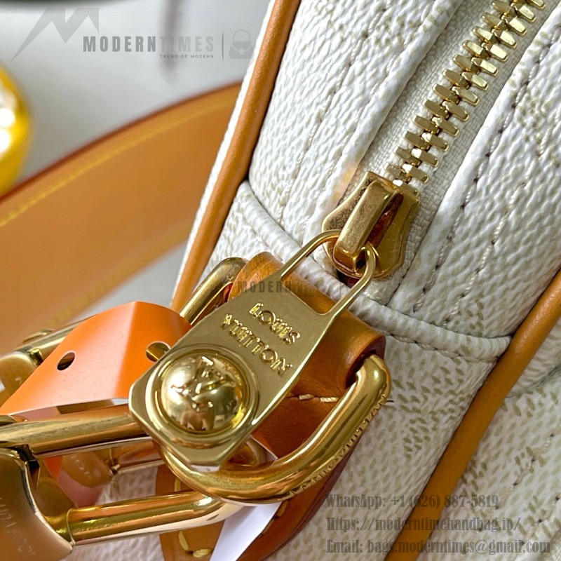 Louis Vuitton NIL Handbag M14682 White with MB163c Chip